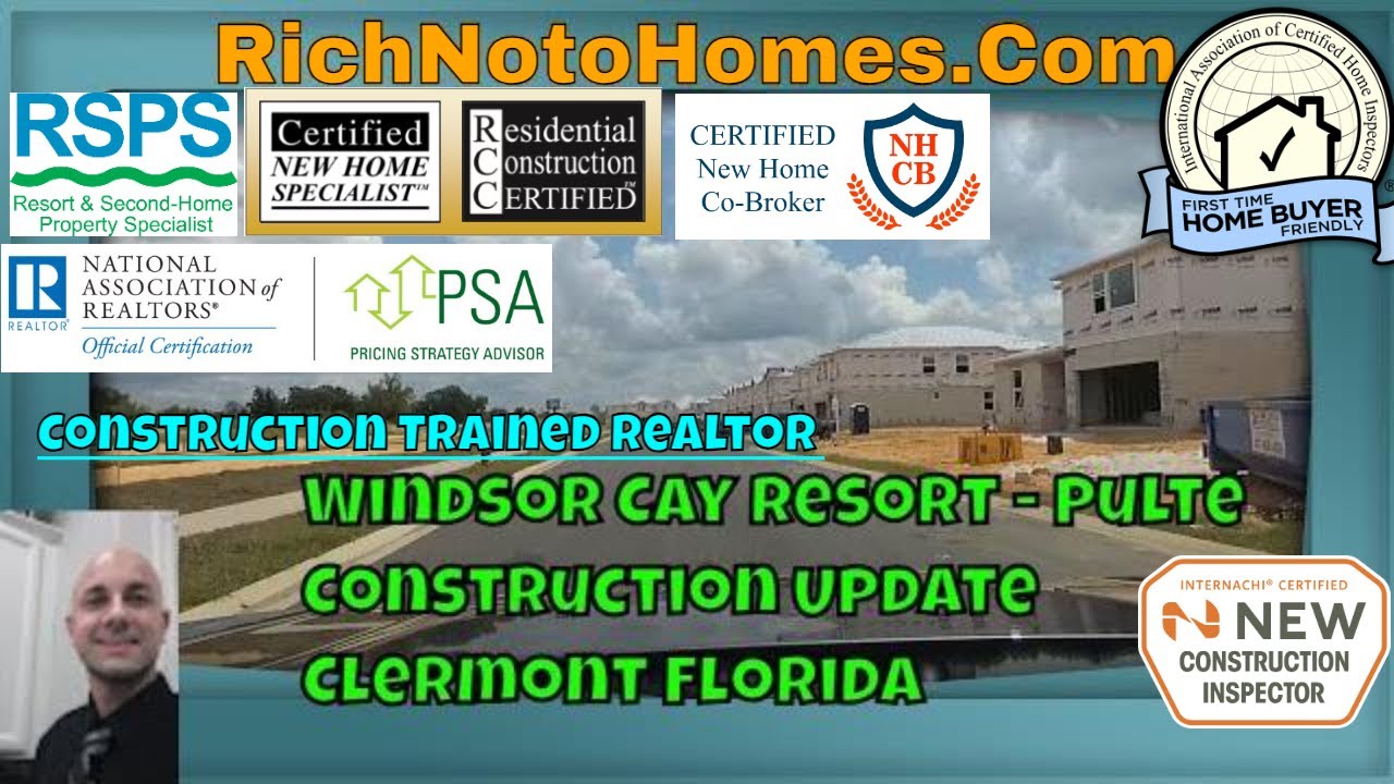 Windsor Cay Resort in Clermont by Pulte Homes Construction Update Tour Progress | Vacation Homes