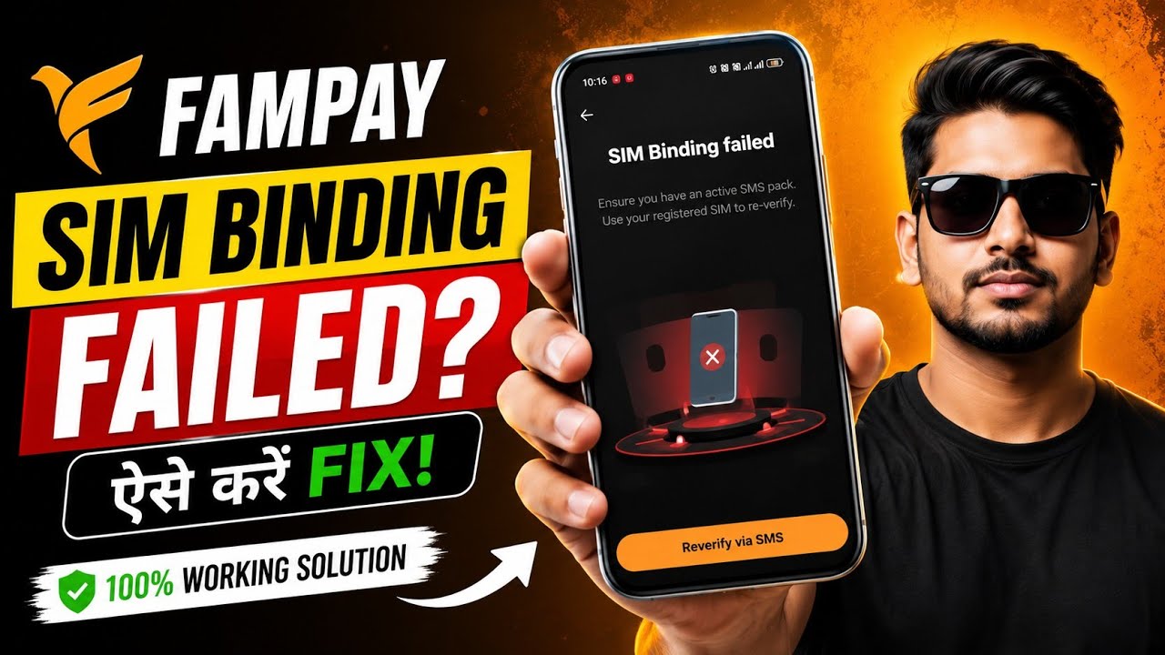 Fampay SIM Binding Failed Error Fix | 100% Working Solution | Famapp Login Problem 
