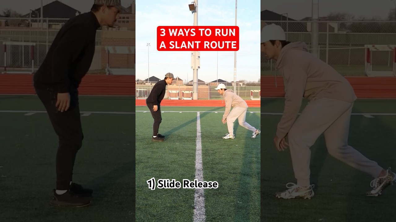 3 WAYS TO RUN A SLANT ROUTE