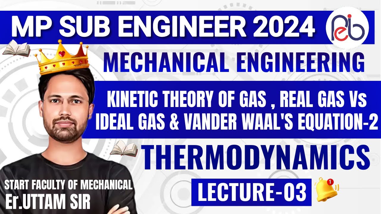 MP SUB ENGINEER 2024 | Thermodynamics-03 | Mechanical | UTTAM BATCH 🔥Sub Engineer Vacancy 2024🔥
