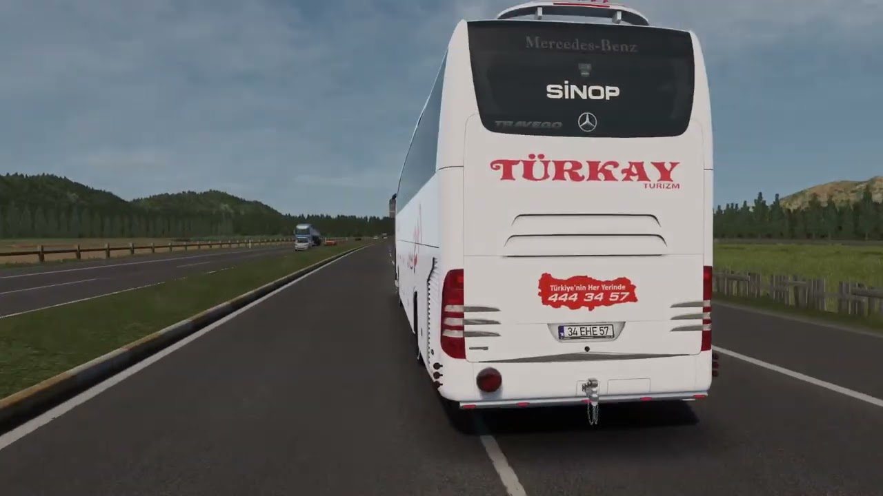 Sinop - İstanbul arası güzel havada, efsane 2015 Travego ile keyifli bir yolculuğa çıkıyoruz ETS2
