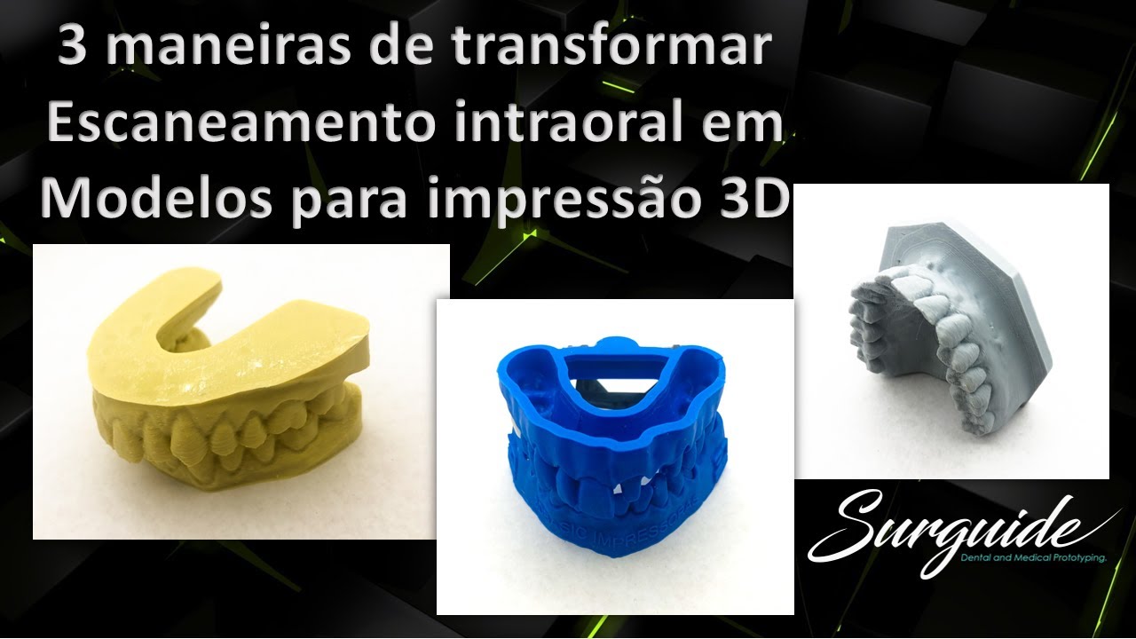 3 métodos para criar modelos odontológicos a partir de escaneamento utilizando meshmixer + bônus!!!