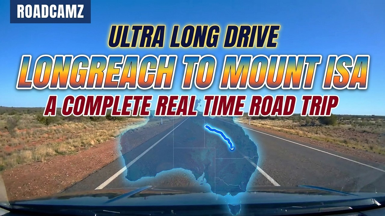 Longreach to Mount Isa City | Great Outback Australia Trip - A Complete Real Time Road Trip