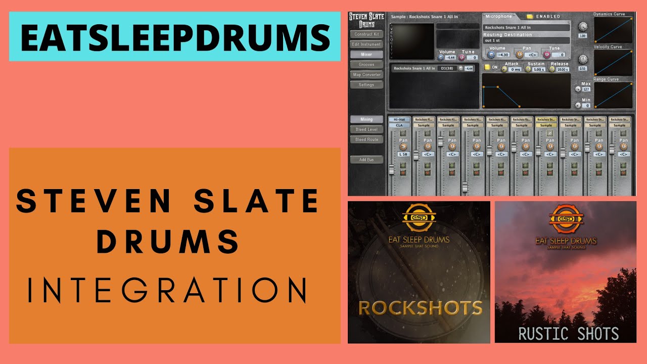 Eatsleepdrums Samples Steven Slate Drums Integration