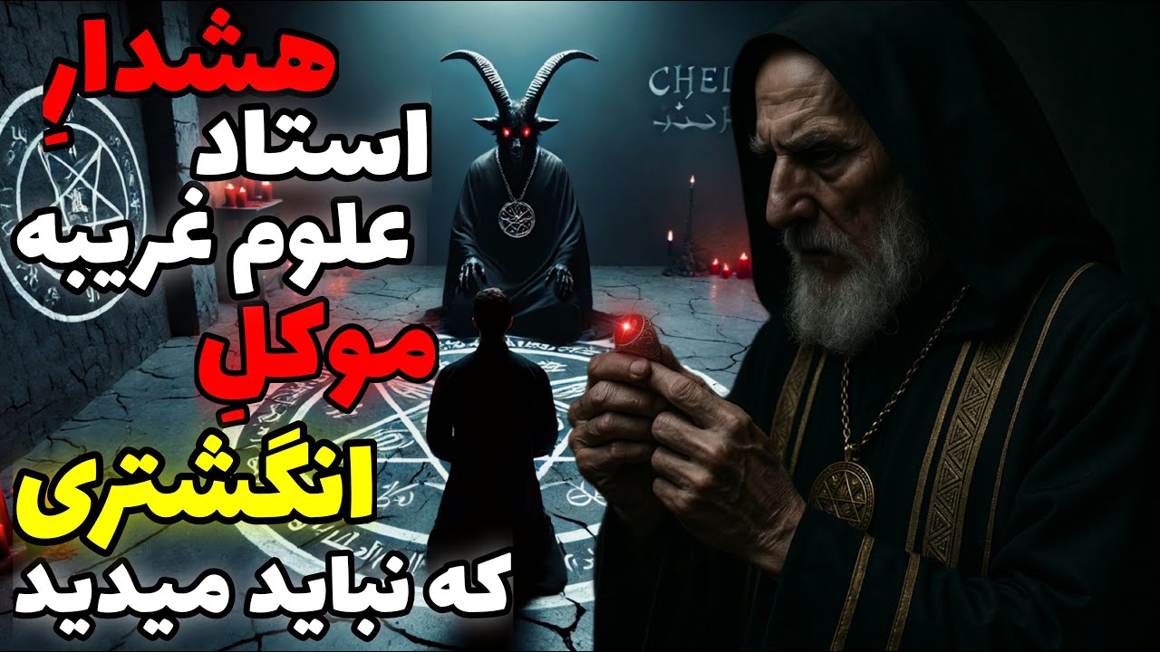 داستان ترسناک موکل انگشتر:استاد علوم غریبه ای ک موکل انگشترش را برای شاگردش احضار کرد