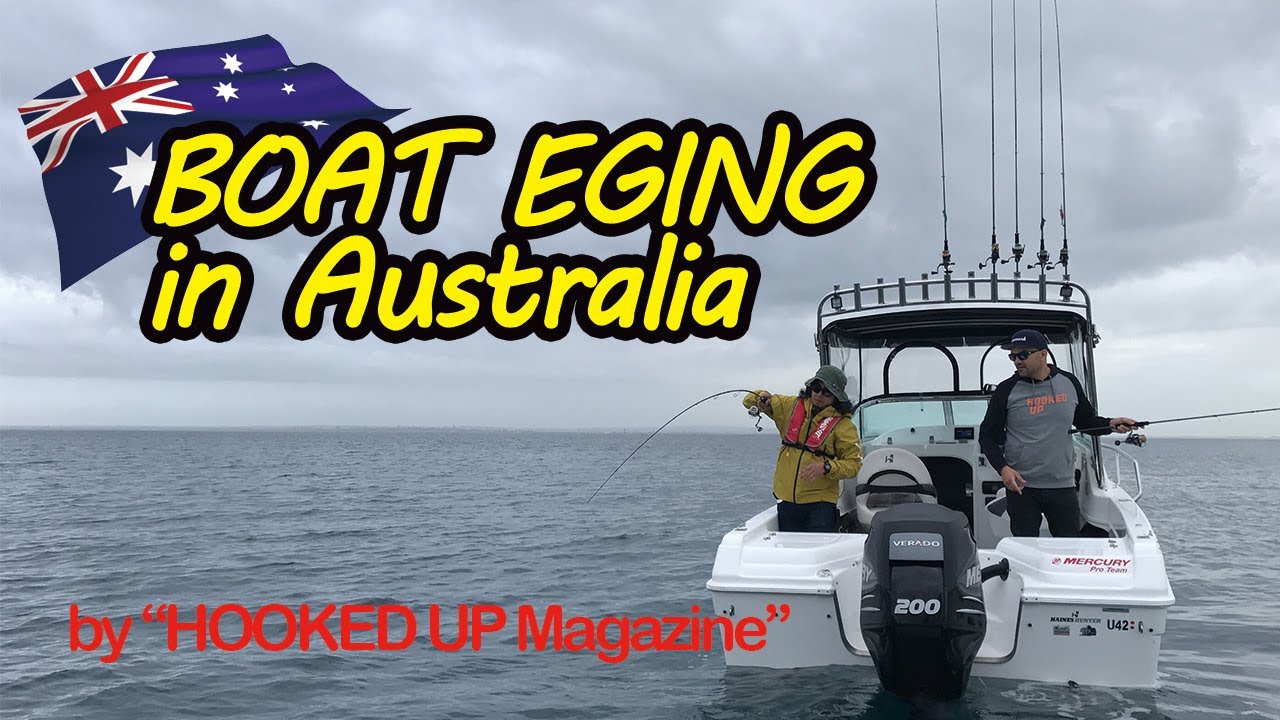 YAMASHITA EGING in Melbourne from boat