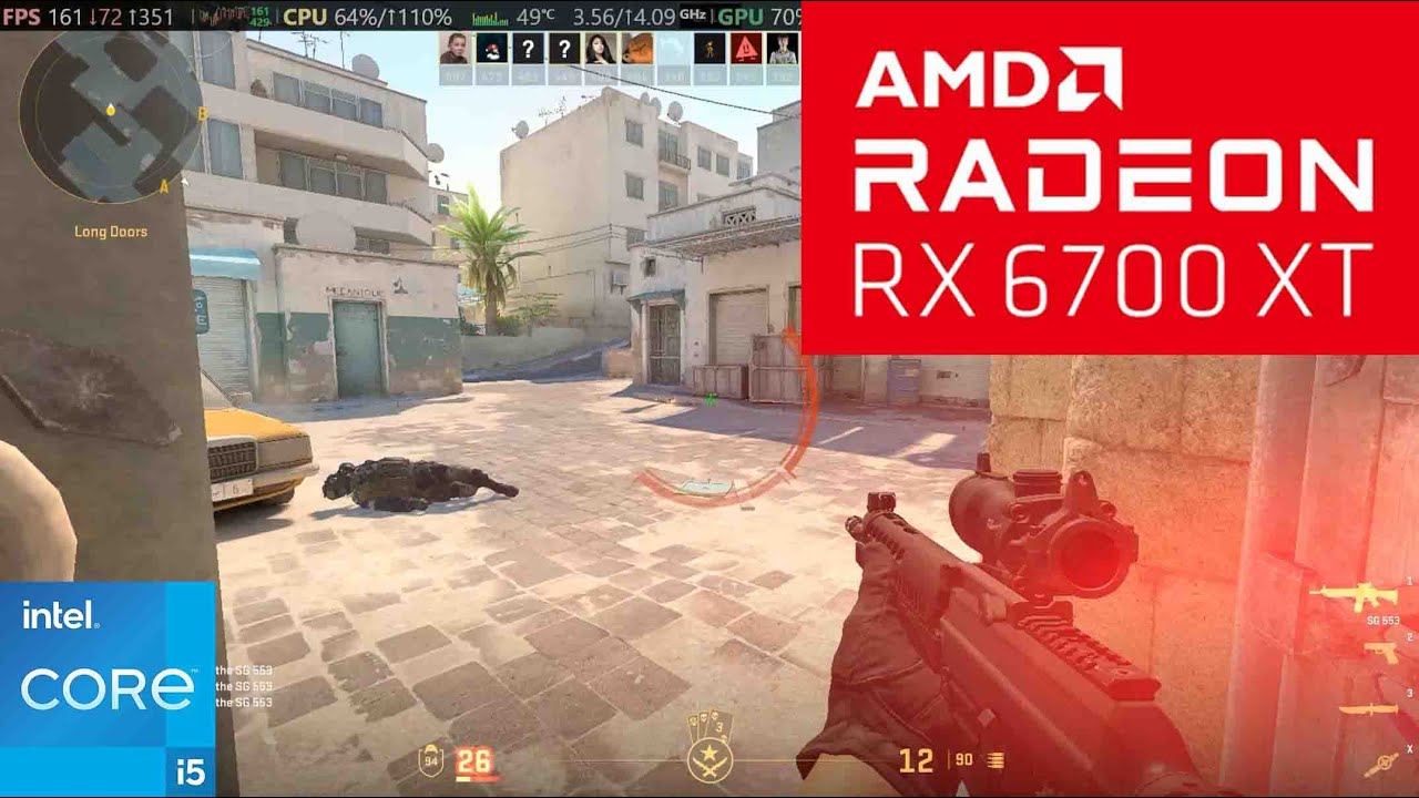 Counter strike 2 RX 6700 XT 1440P Max Settings!
