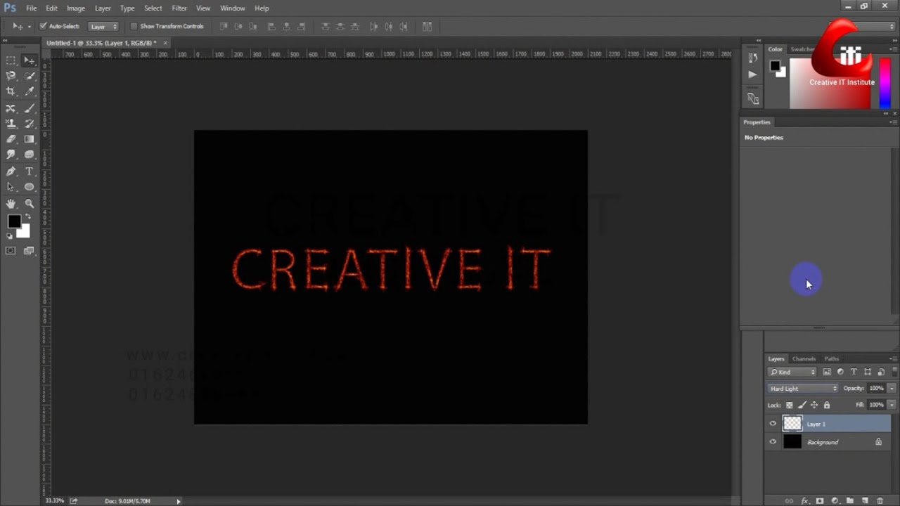Text Effects Tutorial in Photoshop | Adobe Photoshop Tutorial
