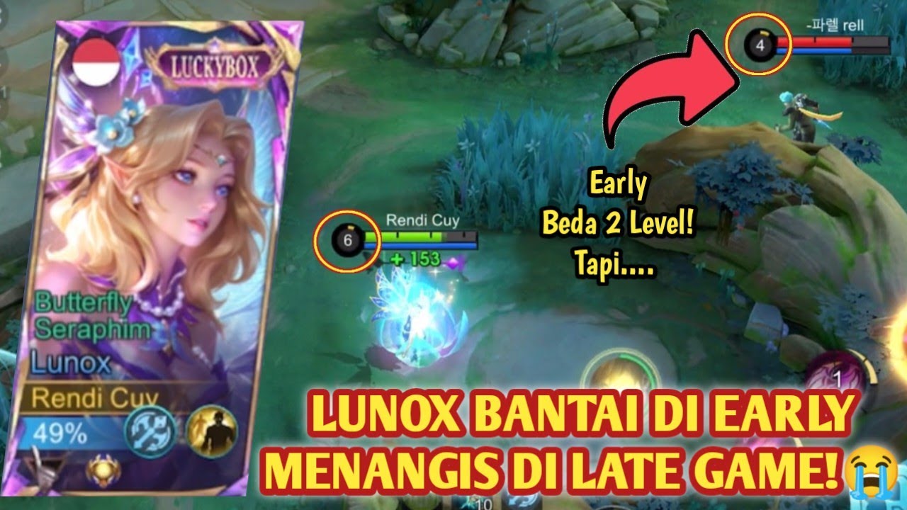 EARLY SUDAH MENANG BEDA 2 LEVEL SM MUSUH, TAPI BERUJUNG COMEBACK! BUILD LUNOX TERSAKIT 2026 - MLBB