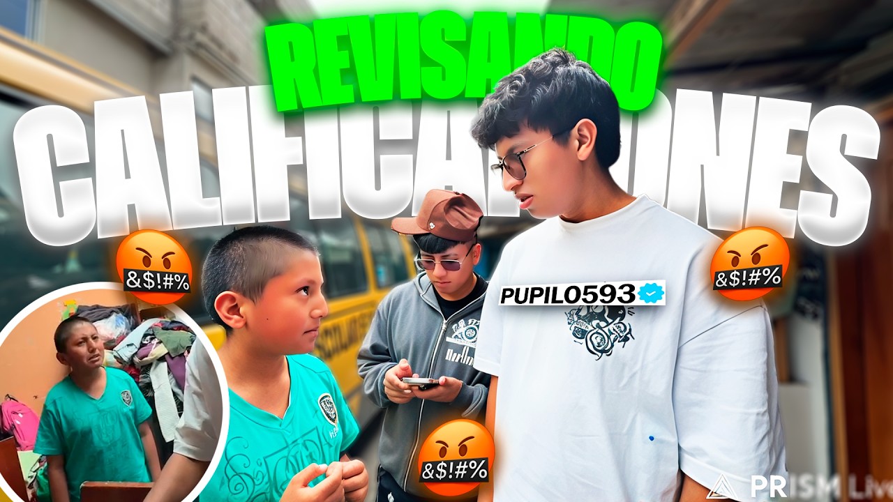 PUPILO593 Y LEONEL REVISANDO SUS CALIFICACIONES DE COLEGIO😂🏫 | PUPILO593