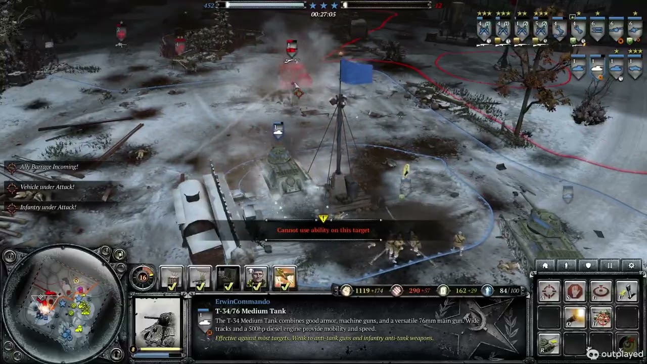 Company of Heroes 2 Tiger again didnt last long.