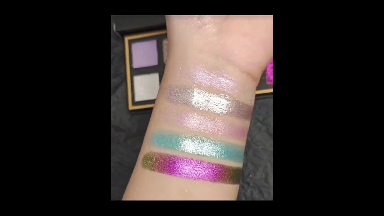 ANTHEMY 12-Color Chameleon Eyeshadow Palette, COLOR TEST😍