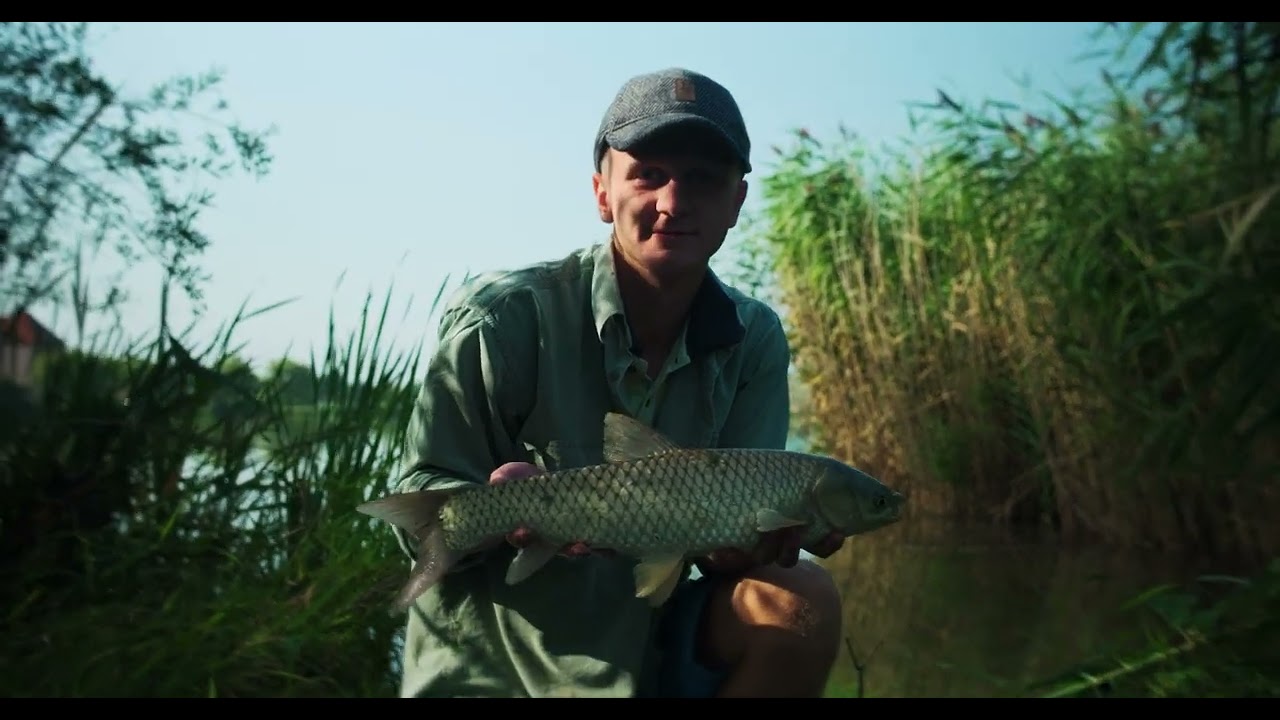 Retro Fishing_Grass Carp - Lov amura v retro štýle