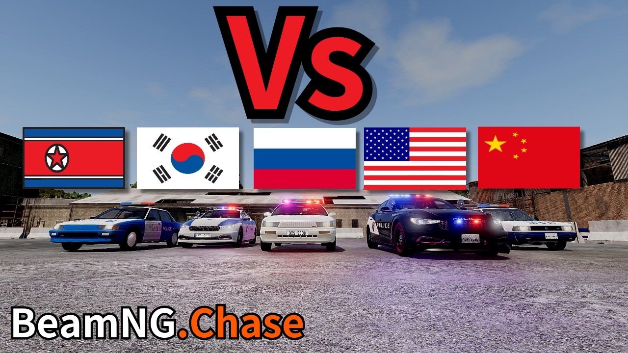 Игра в поимку преступника / BeamNG.Drive