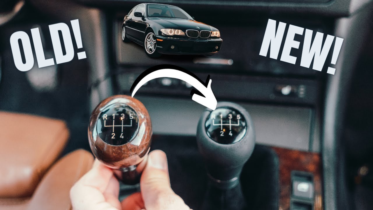 BMW E46 $50 ZHP STYLE SHIFT KNOB AND ALCANTARA BOOT INSTALL! (E46 BUILD EP. 3)