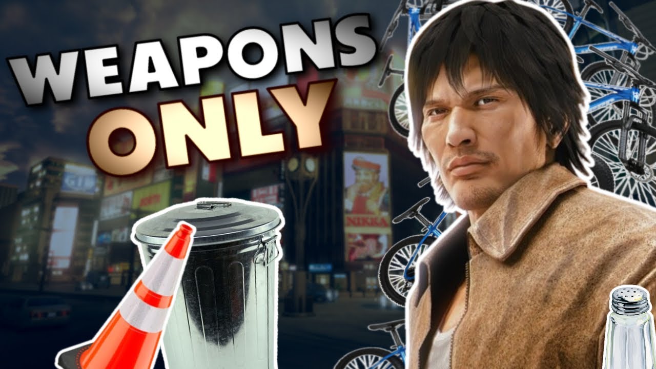 Beating Yakuza 5 using Only Weapons