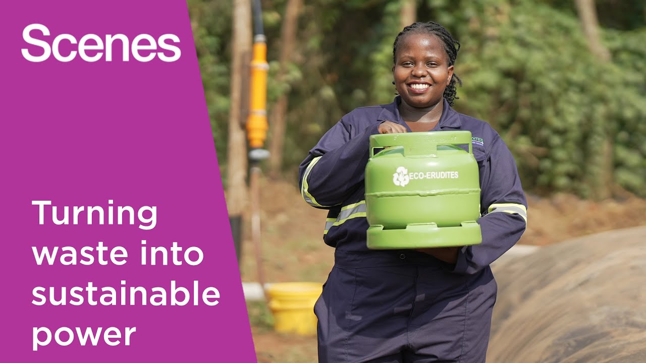 Watch: The Ugandan innovator turning weeds into clean energy | Scenes