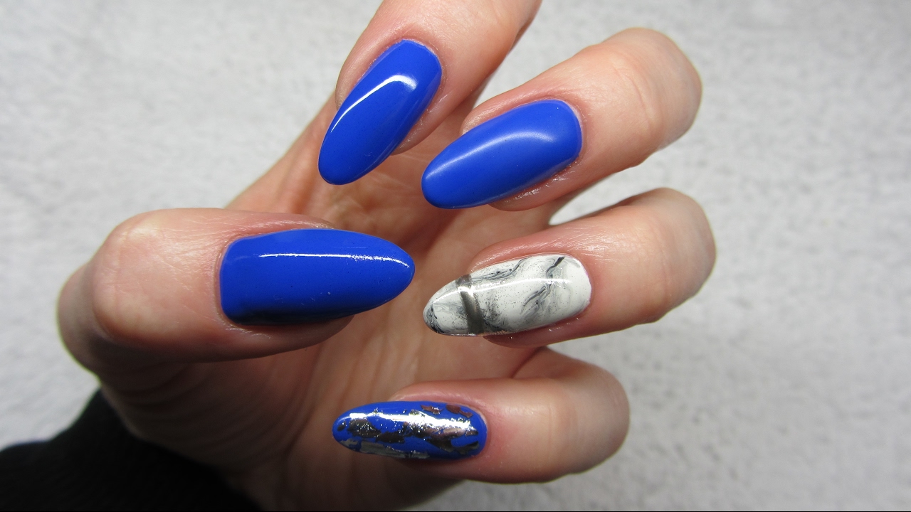 EASY MARBLE NAILS - JAK ZROBIĆ MARMURKOWE PAZNOKCIE ?