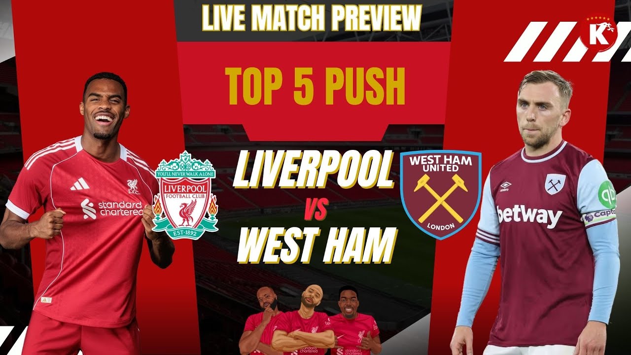 CAN REDS KEEP WINNING RUN GOING? | LIVERPOOL VS WEST HAM | LIVE REVIEW & SCORE PREDICTIONS