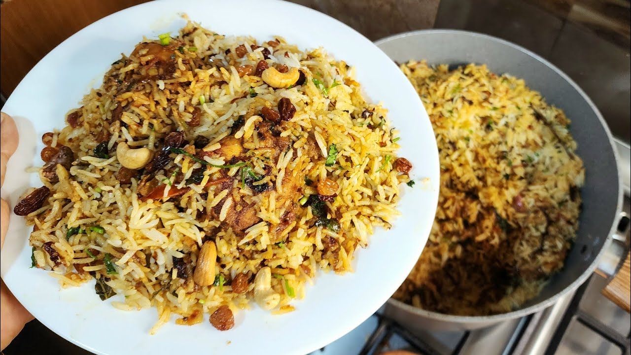 Easy Fried chicken Biryani  / Simple biryani for bachelors and beginners in cooking