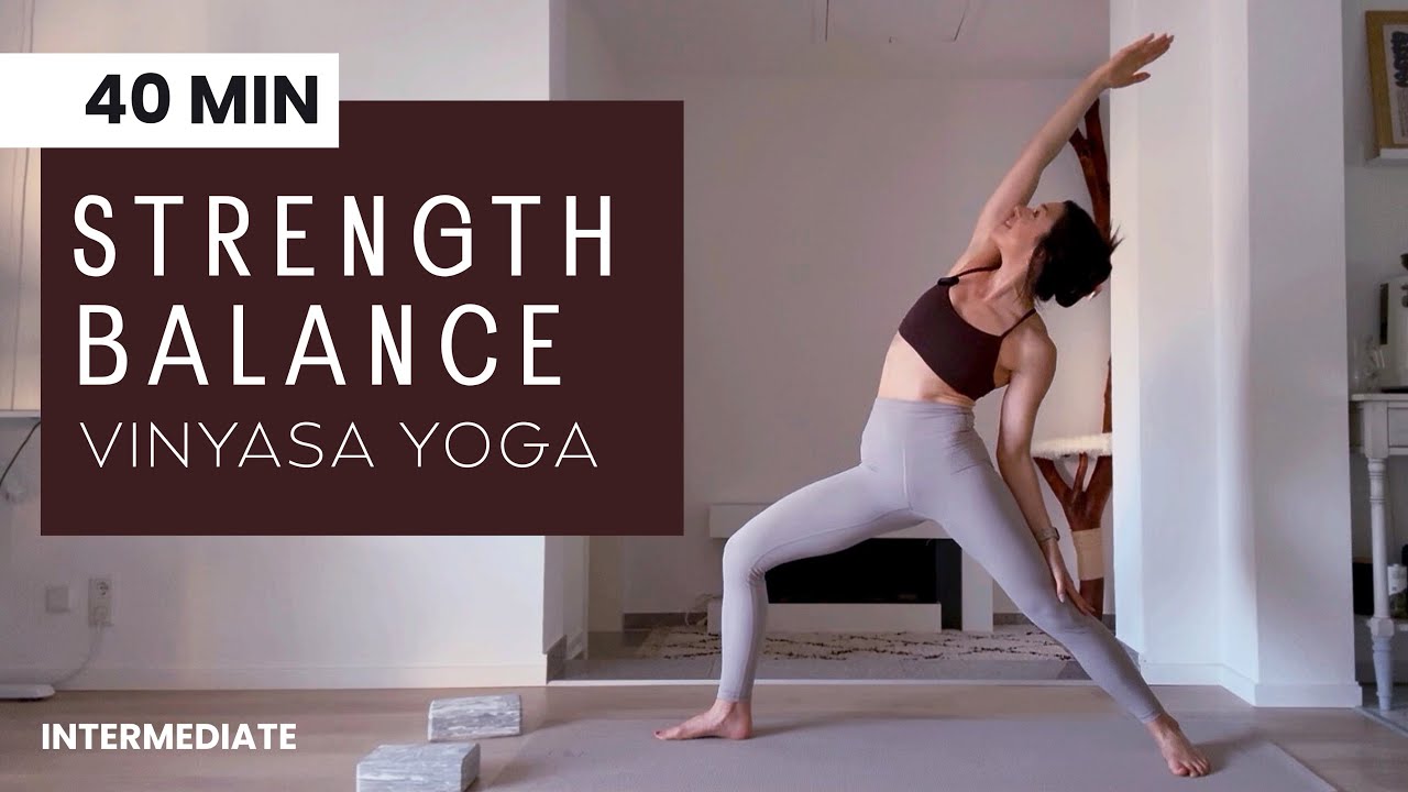 40 Min Expressive Yoga Flow | Strength, Balance & Hip Opening (Intermediate)