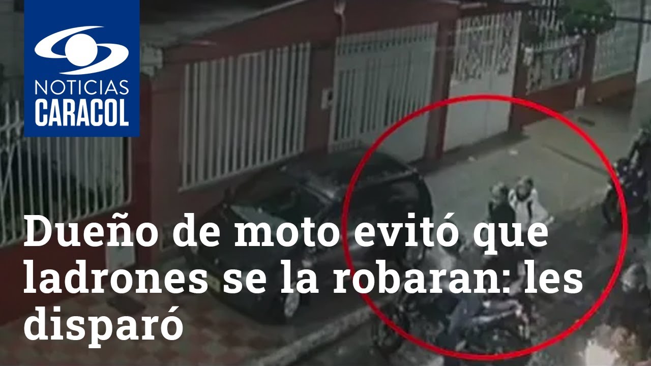 Due&ntilde;o de moto evit&oacute; que ladrones se la robaran: les dispar&oacute; y los sac&oacute; corriendo