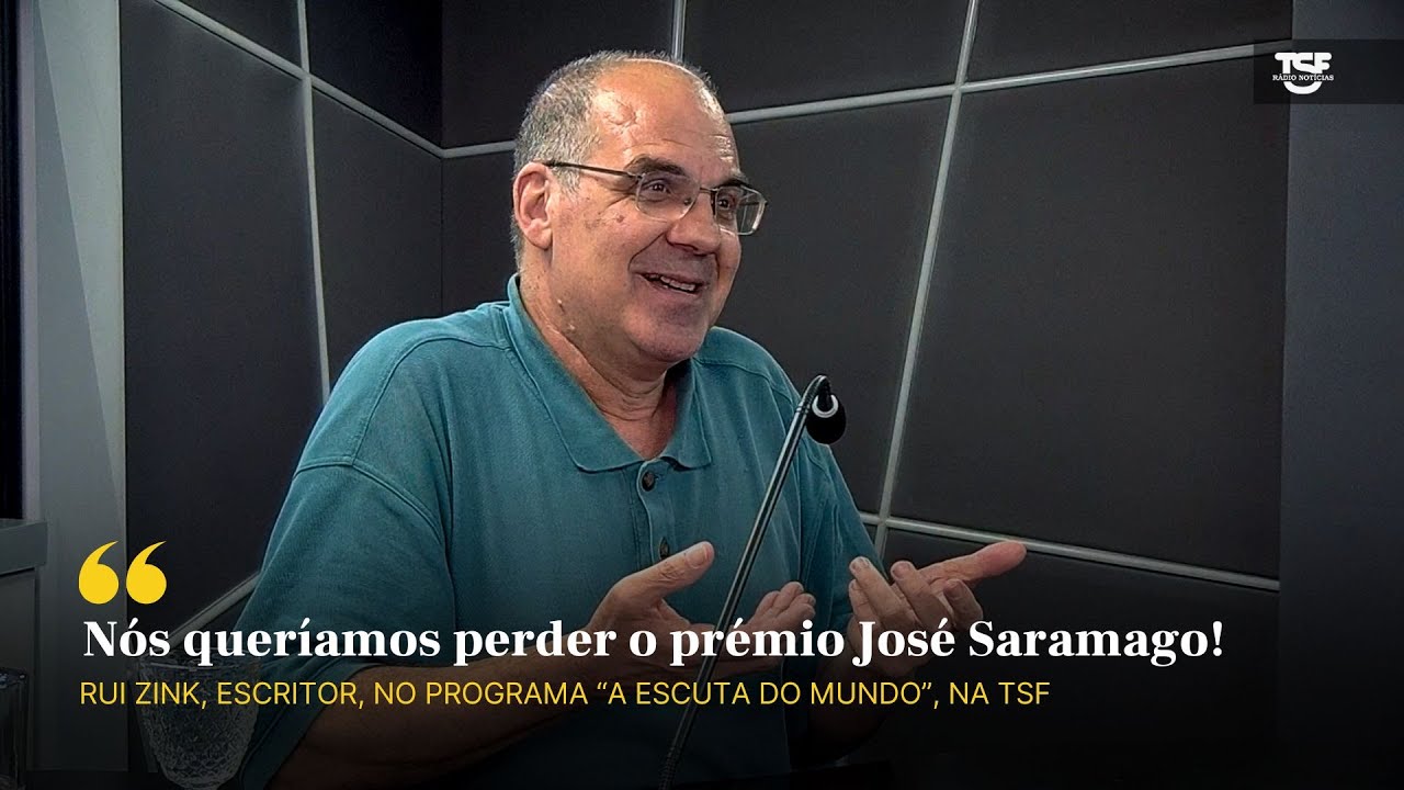 Rui Zink: “Nós queríamos perder o prémio José Saramago”