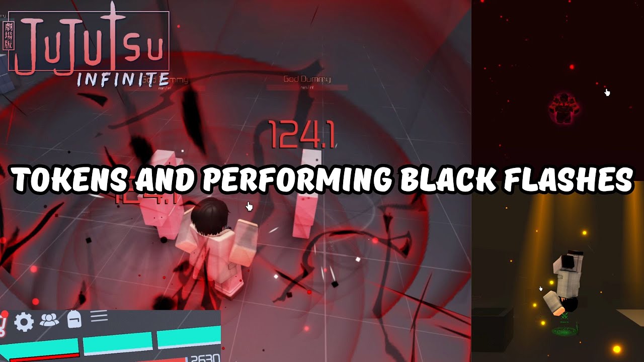 How to USE TOKENS and BLACK FLASH in Jujutsu Infinite