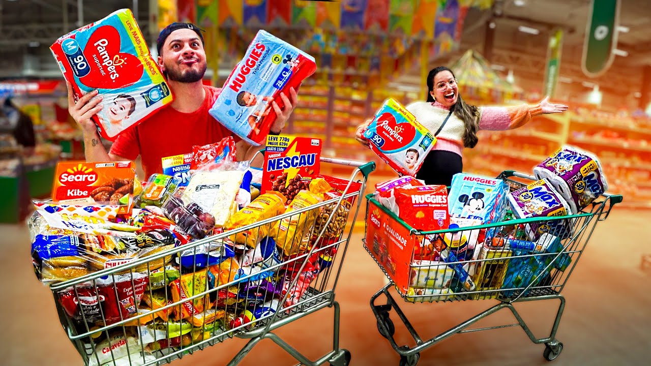 EXAGERAMOS NA PRIMEIRA COMPRA DA NOSSA CASA🏠 [GASTAMOS MUITO]
