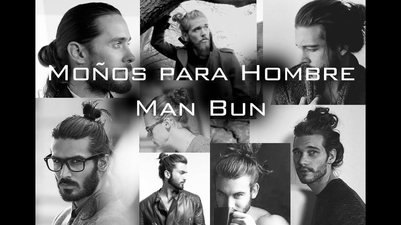 Moño para hombre / Man bun Men's Long Hairstyle / Chongo / Jared Leto - Harry Styles
