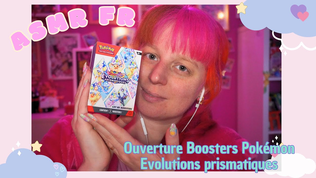 ASMR FR - Ouverture de Boosters Pokémon - Extension Evolutions Prismatiques