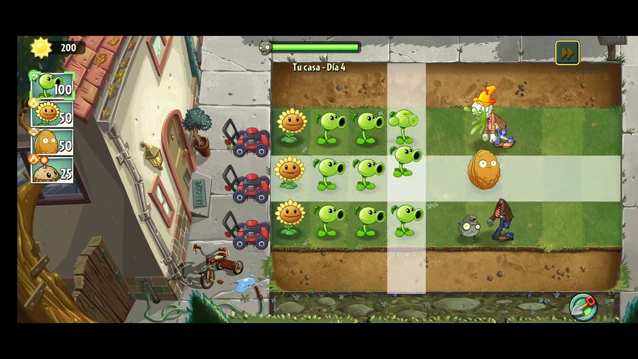 Pvz 2 parte 1  el título o el comienzo