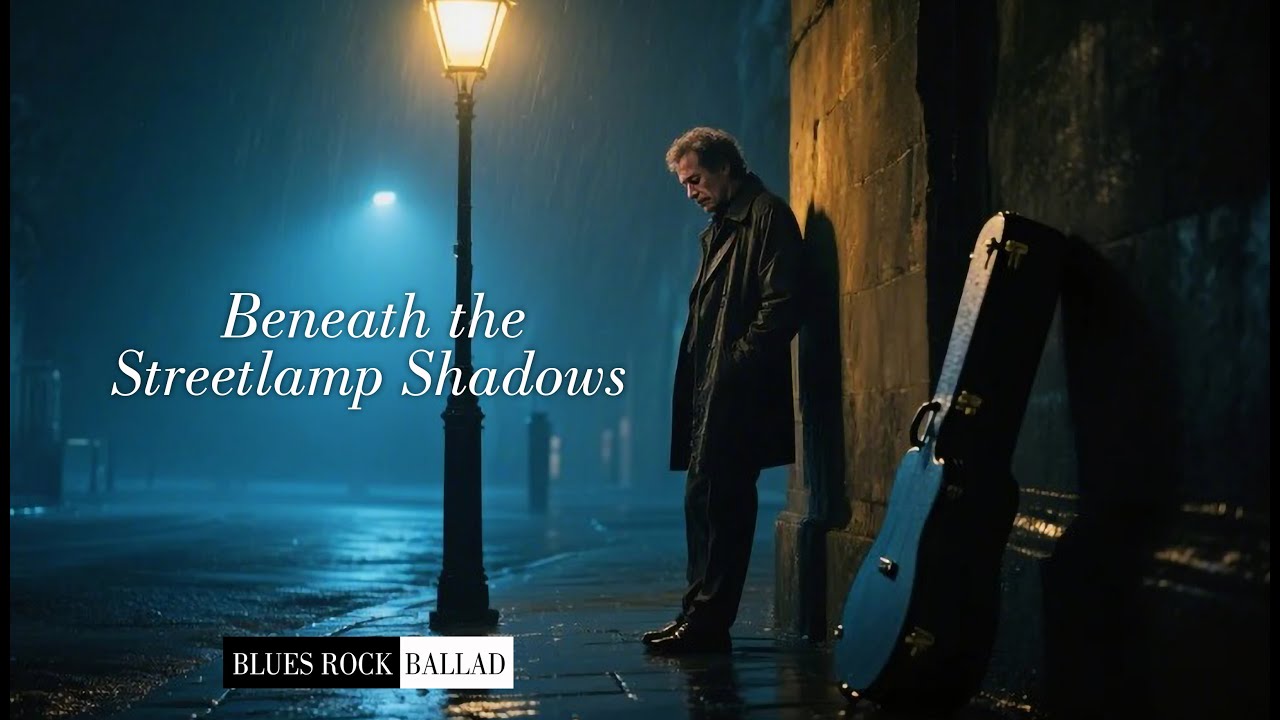 Beneath the Streetlamp Shadows | A timeless blues ballad of longing and regret