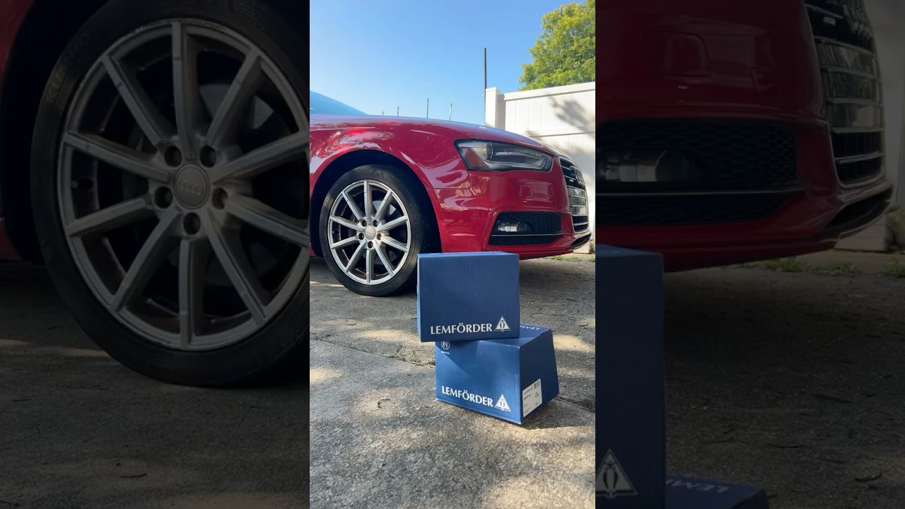 Audi A4 B8.5 Motor Mount #automobile #mechanic #lemforder #audi #b8 #brilliantred #awd