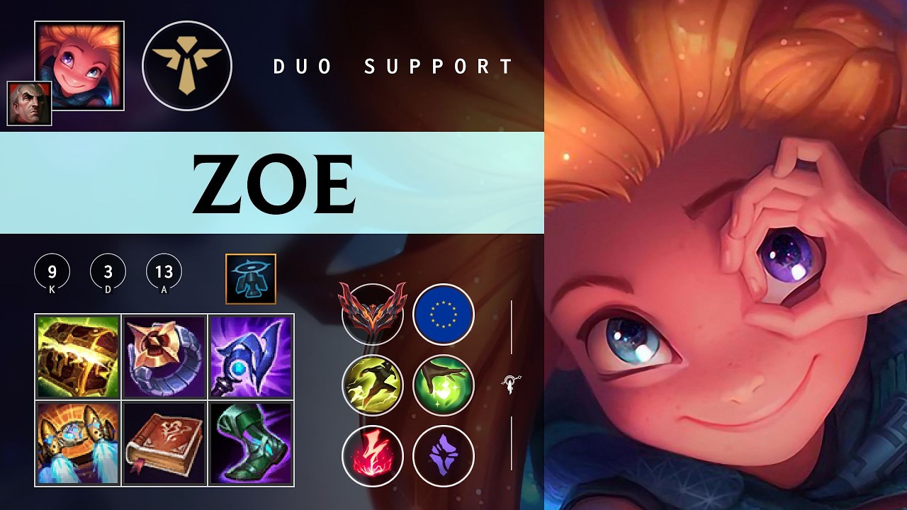 Zoe Support vs Nautilus - EUW Grandmaster Patch 26.06