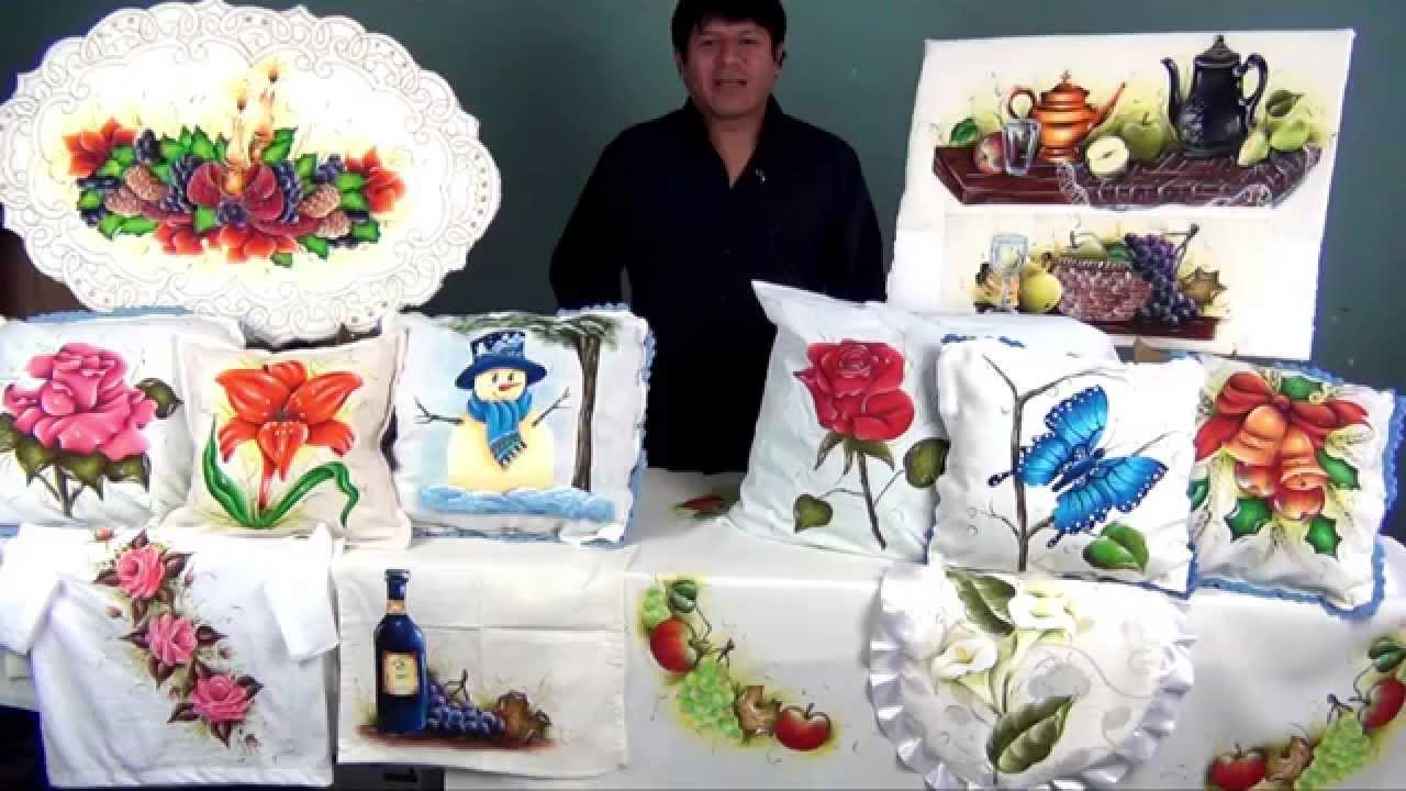 Como dominar el arte de la Pintura Decorativa en Tela (1/4)