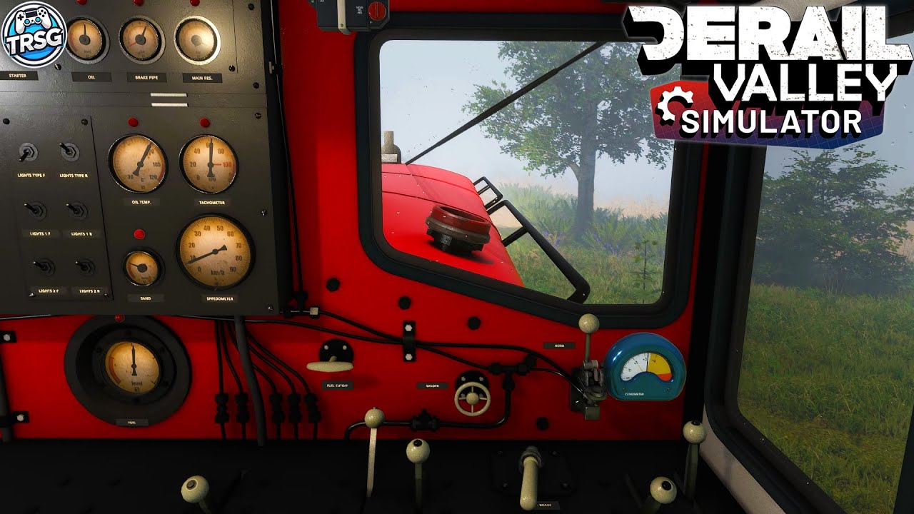 Derail Valley - Hauling 280 Tons of Tools Through Rain and Fog to Forest Central with the DM3! #112