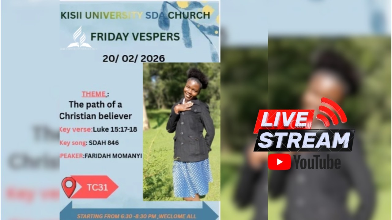 The Path of a Christian Believer by Sis  Faridah Momanyi | Ksusda Friday Vespers 20/02/2026