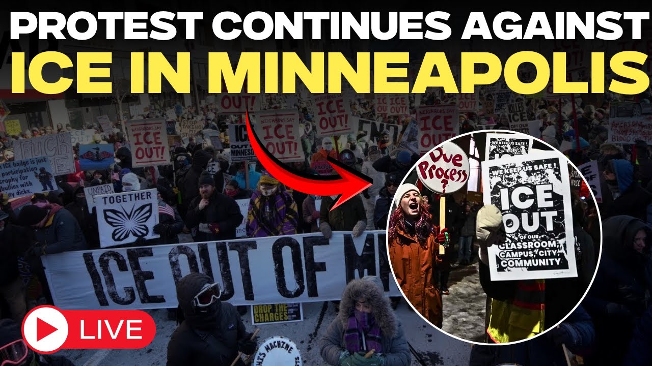 Anti-ICE Protest LIVE: General Strike March Against ICE | LIVE From Minneapolis | Protest LIVE
