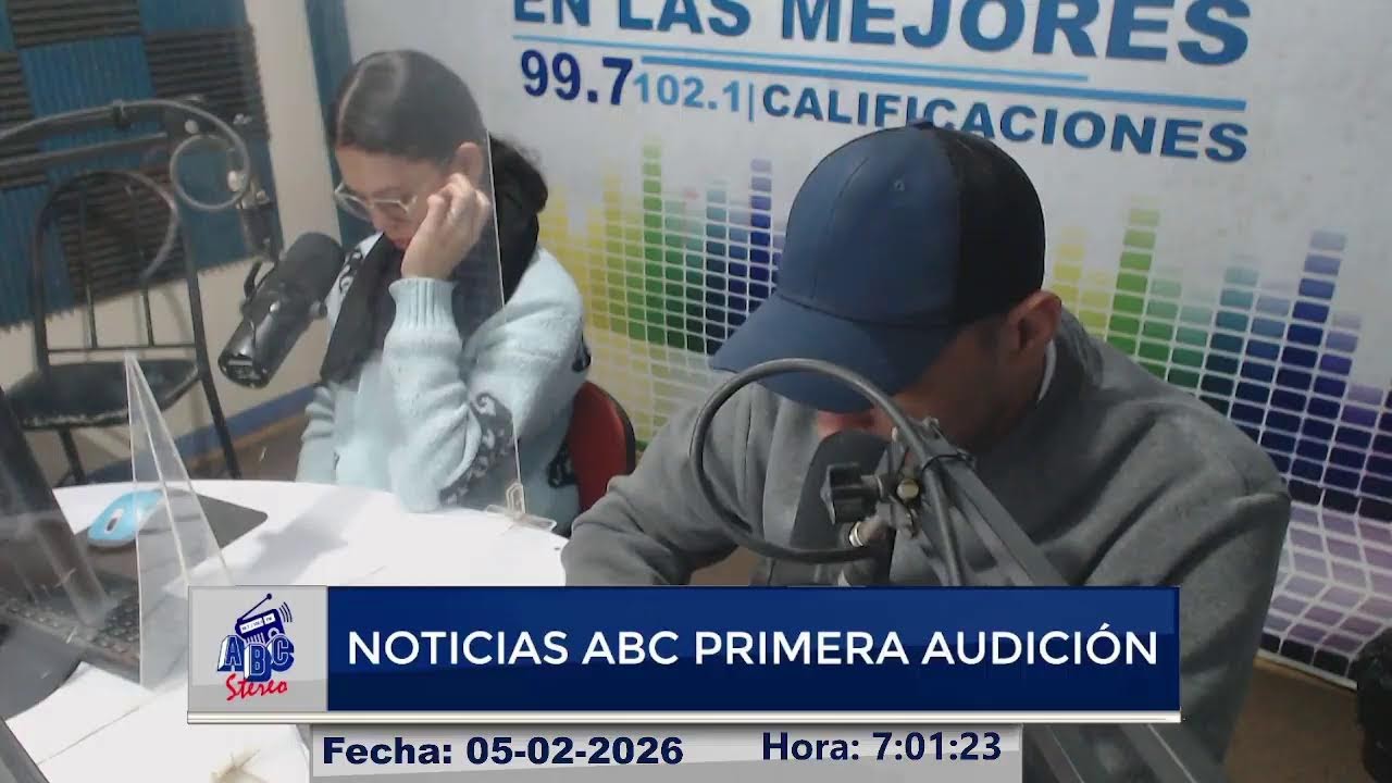 #EnVivo | Noticias ABC Primera Audición | Jueves 05 de Febrero 2026