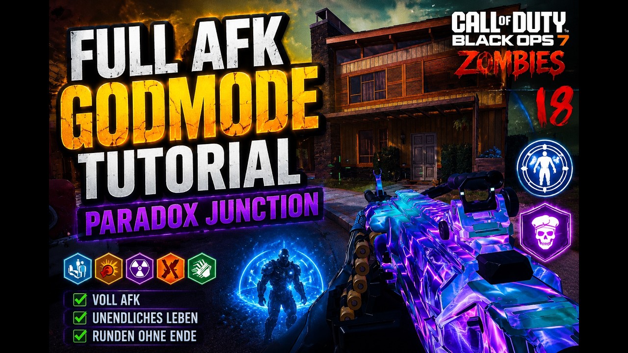 Full AFK Godmode XP Glitch Tutorial Paradox Junction Black Ops 7 Zombies