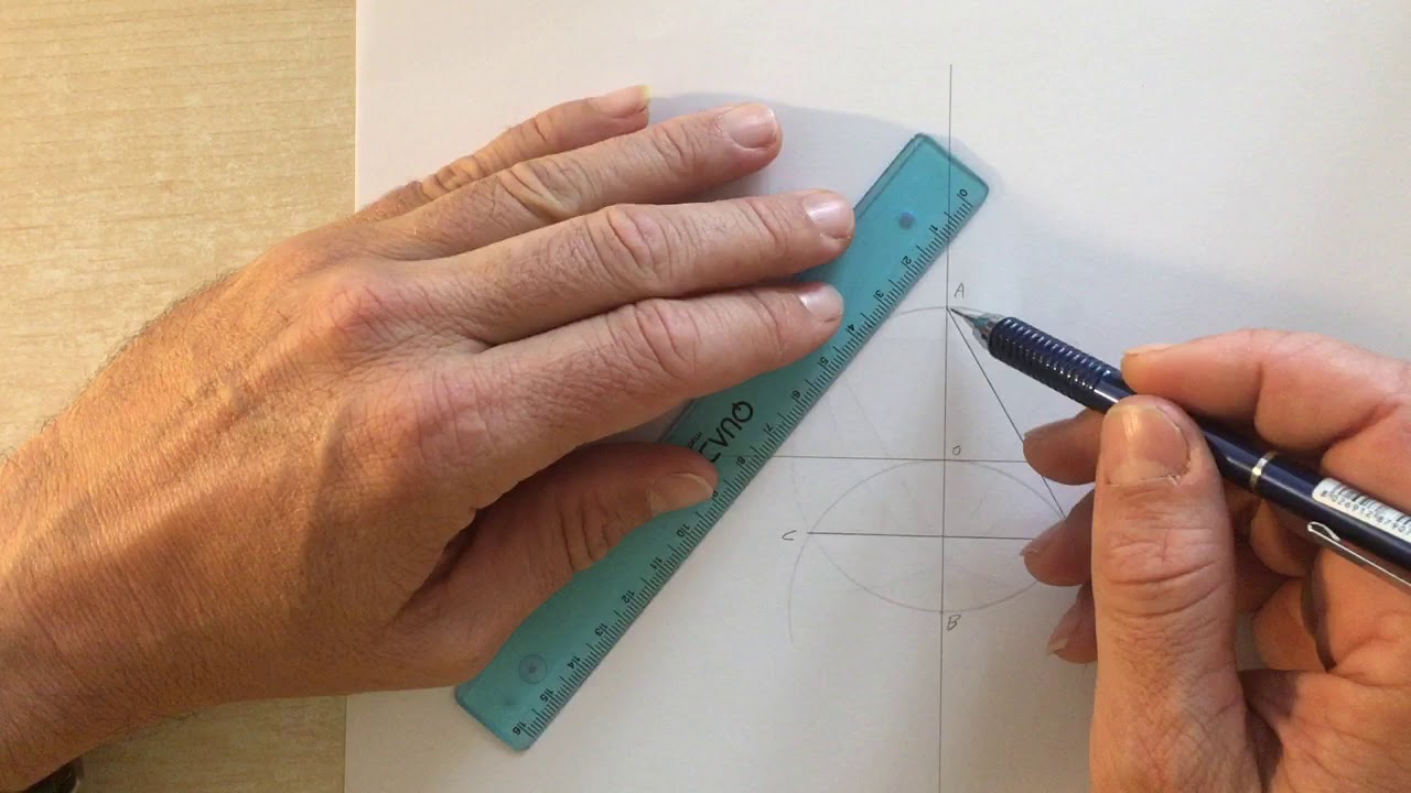 triangolo equilatero inscritto nella circonferenza