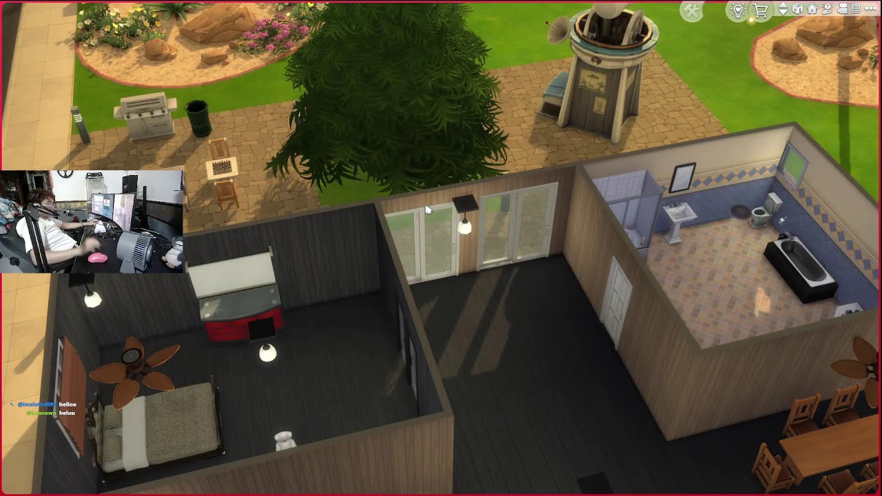 Building A House in Sims