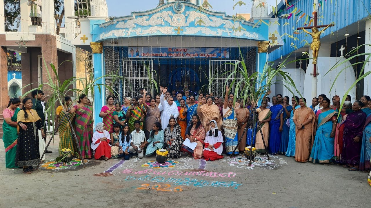 Pongal Celebaration at Ubagara Madha Church, St.Thomas Mount 