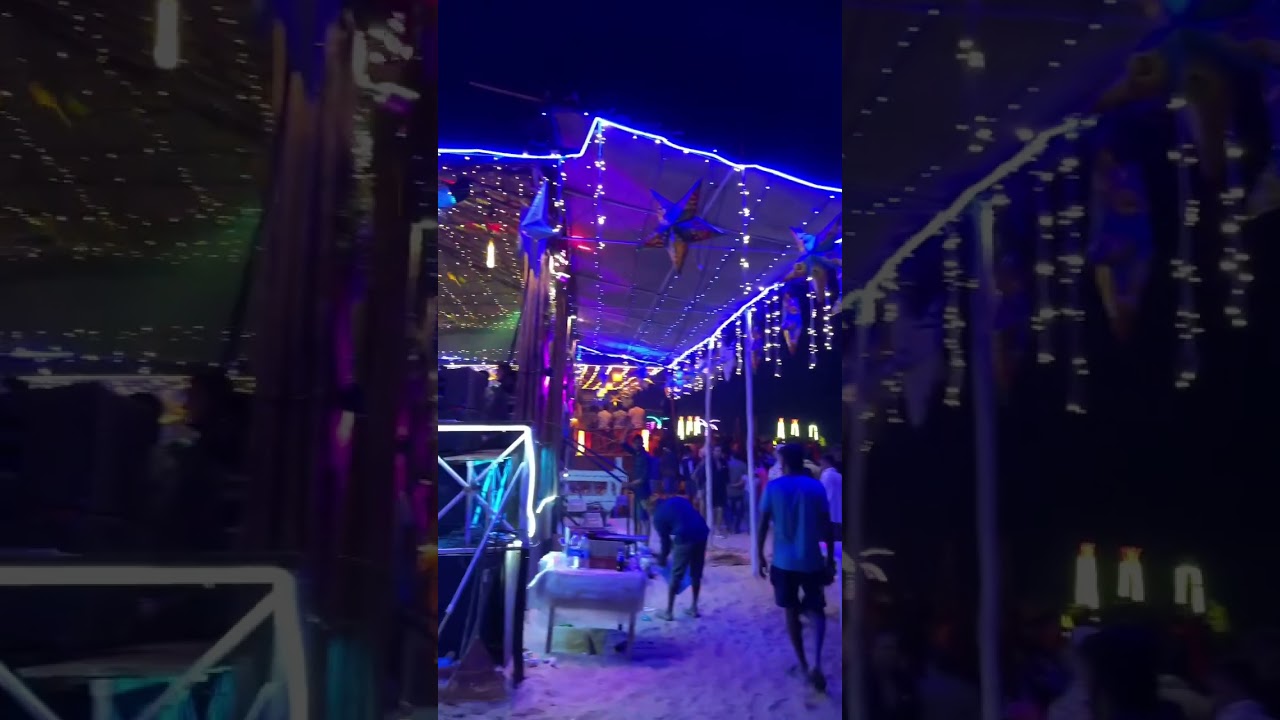 Goa Night Life | Best Goa Beach Party #shorts #goa #goanewyear #travel #goaparty #bagabeach