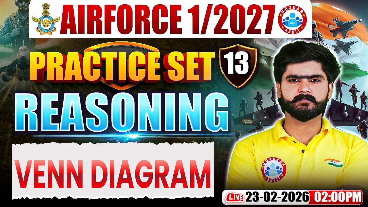 Airforce Reasoning Y Group Classes | Airforce Reasoning Practice Set | Reasoning For Airforce 1 2027