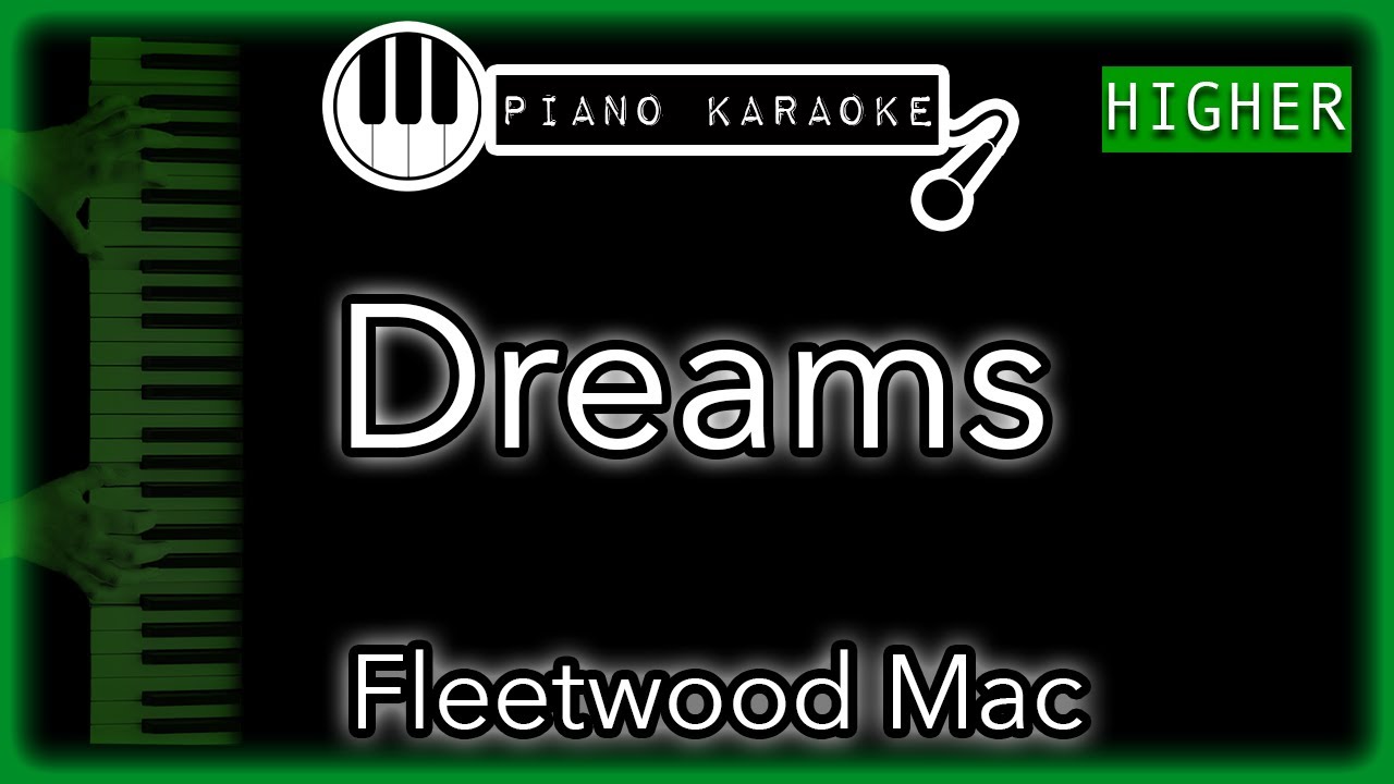 Dreams (HIGHER +3) - Fleetwood Mac - Piano Karaoke Instrumental