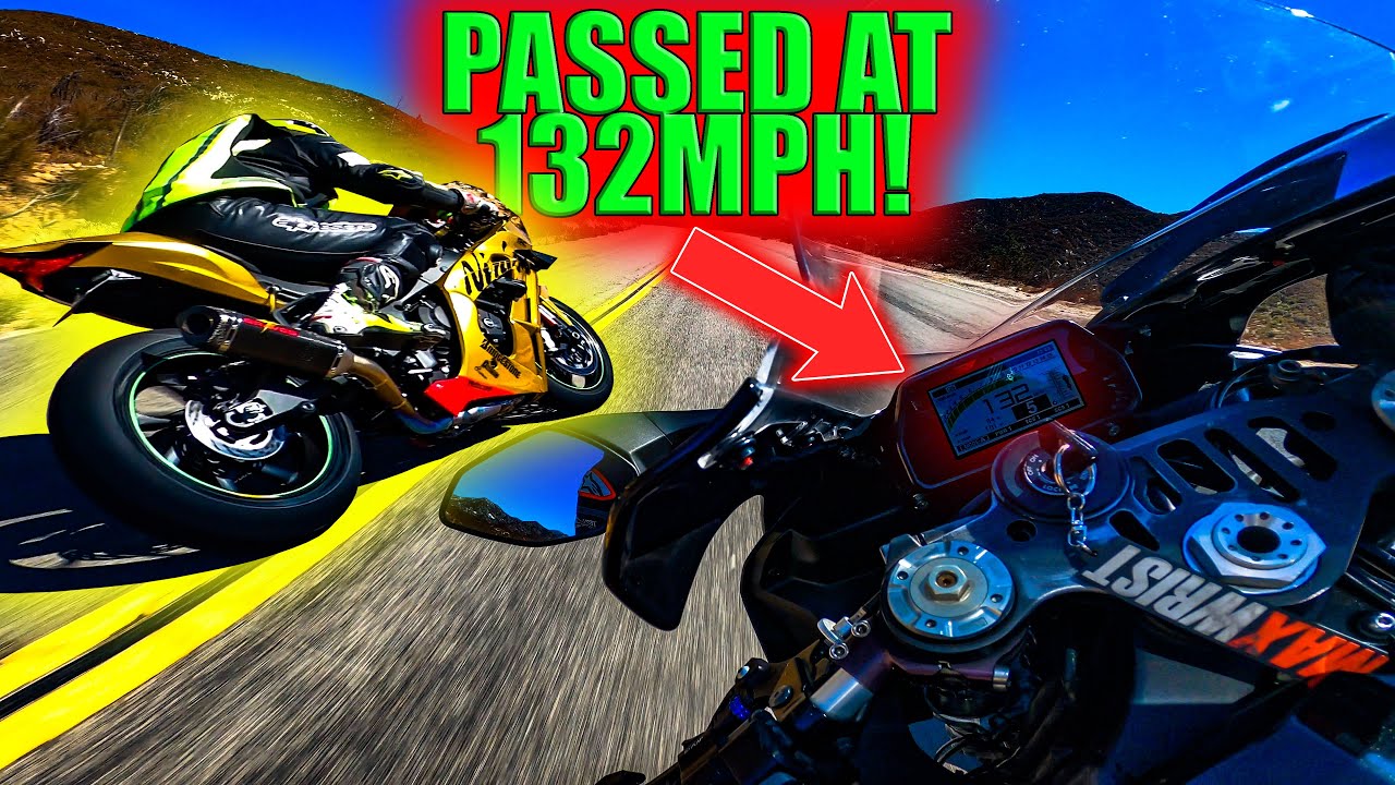 Crazy Ninja ZX10 Overtakes Yamaha R1