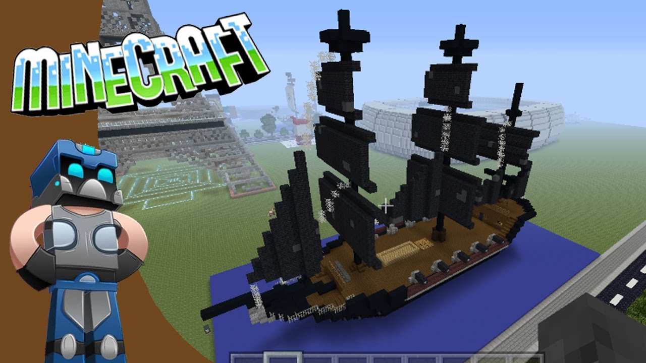 Minecraft: Como hacer Barco Pirata Tutorial