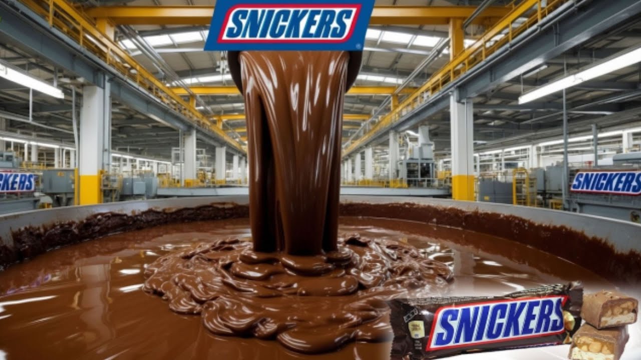 How Snickers Bars Are Made | Inside the Chocolate Factory
